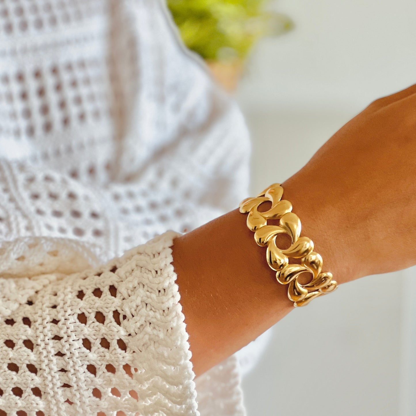 Bracelet et Manchette Laurine Écrin Divin
