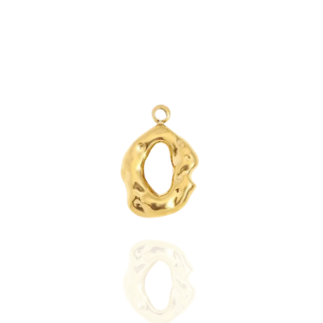 Breloque Oval Creusé Écrin Divin