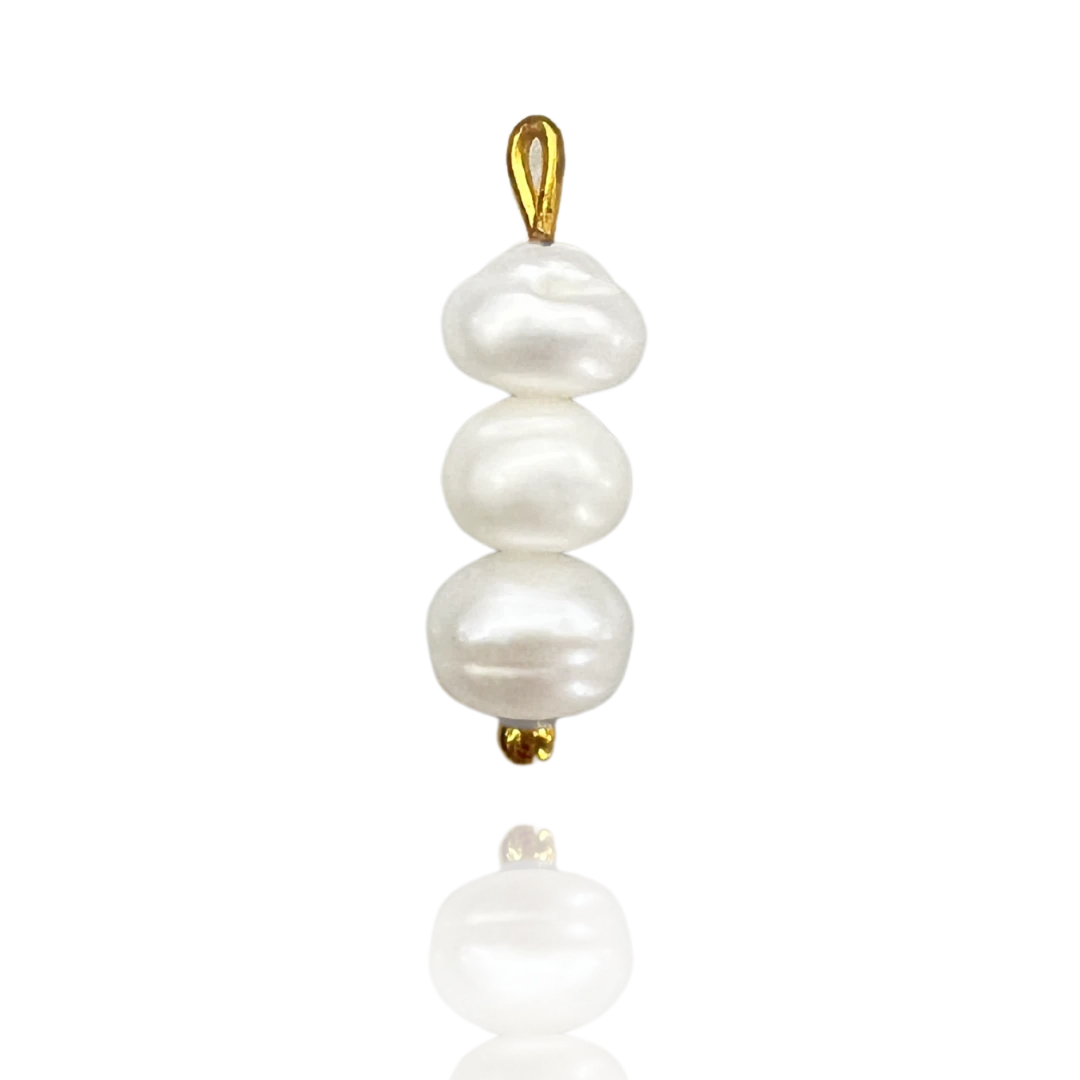 Breloque Trio Perles Écrin Divin