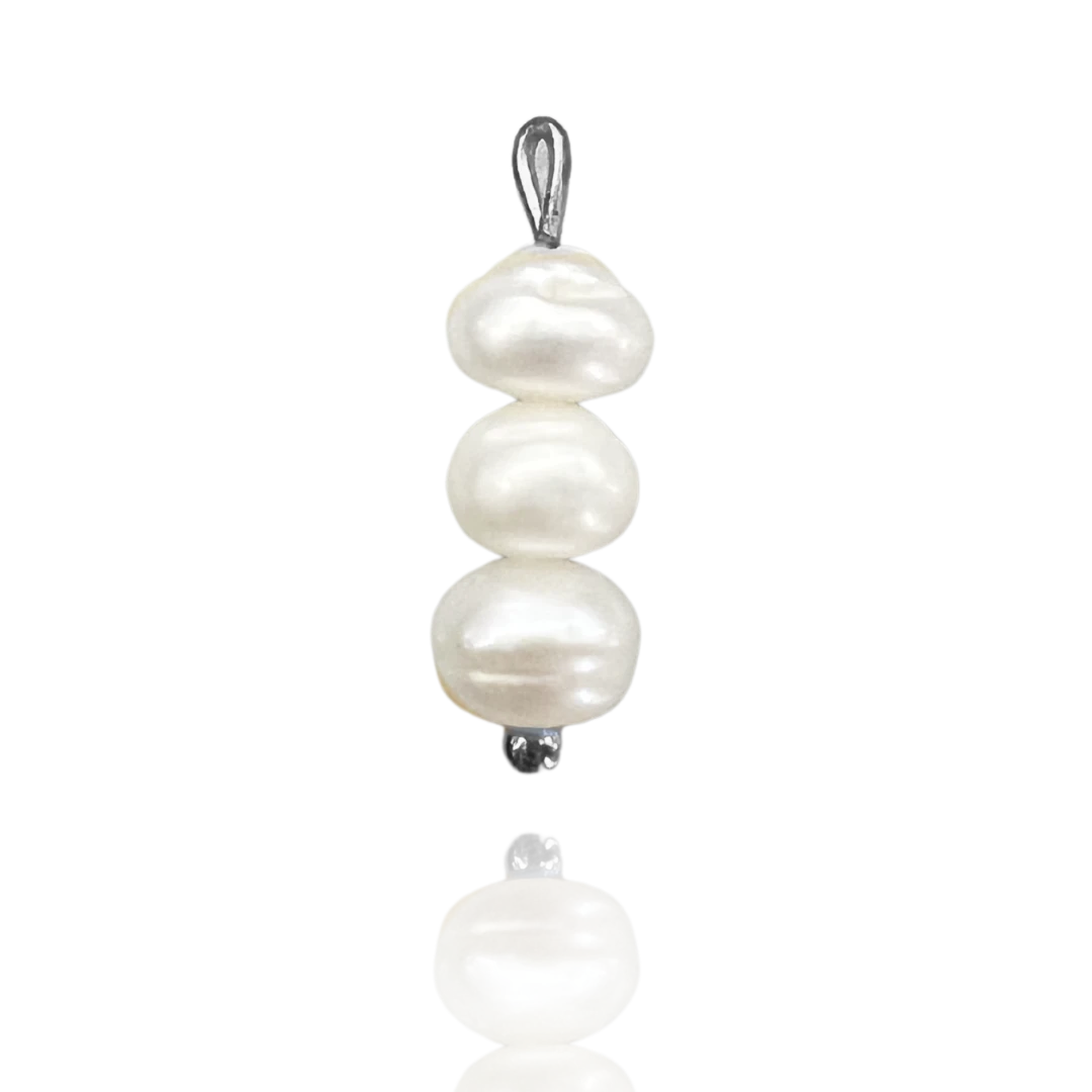 Breloque Trio Perles Écrin Divin