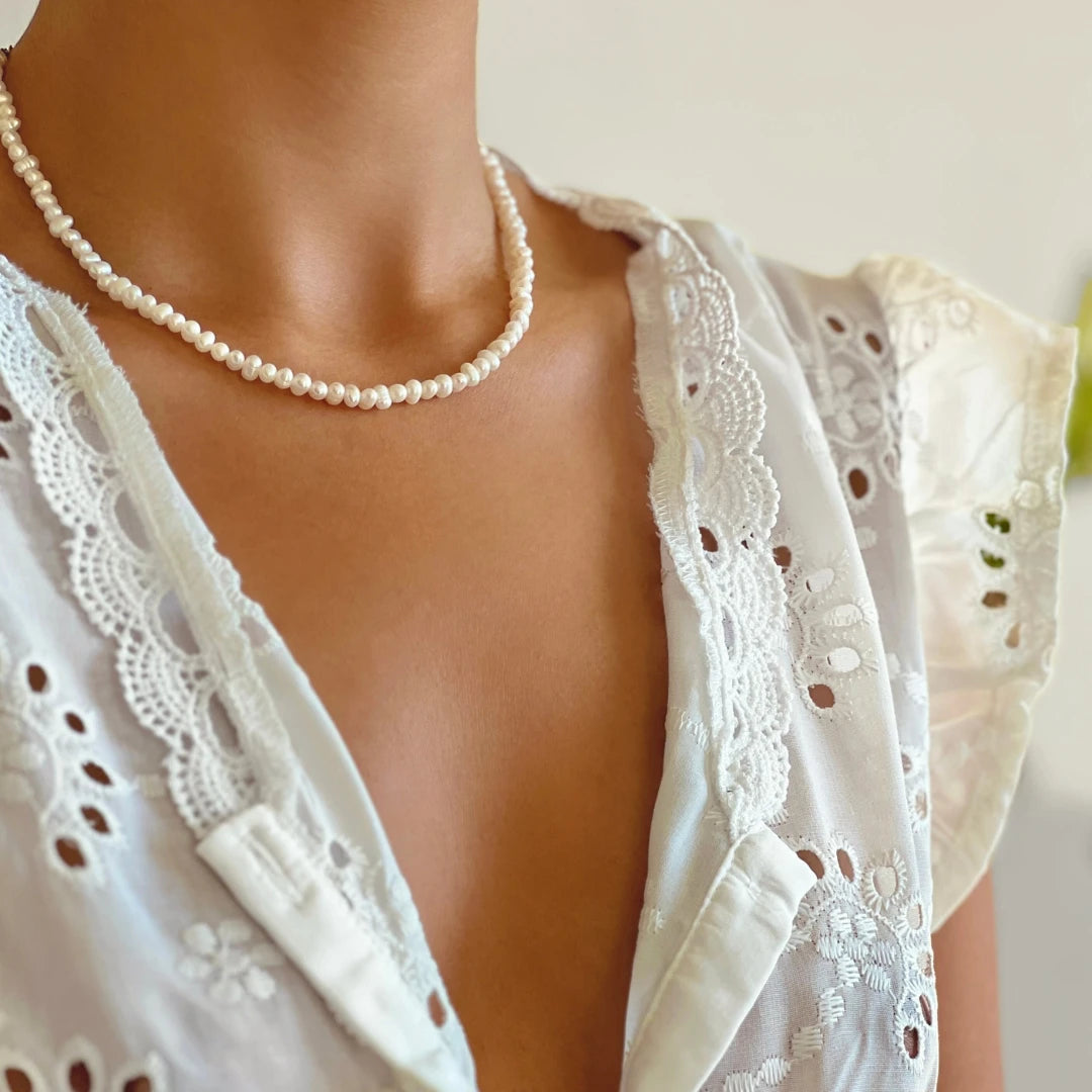 Collier Mathilde perles d'eau douce Écrin Divin