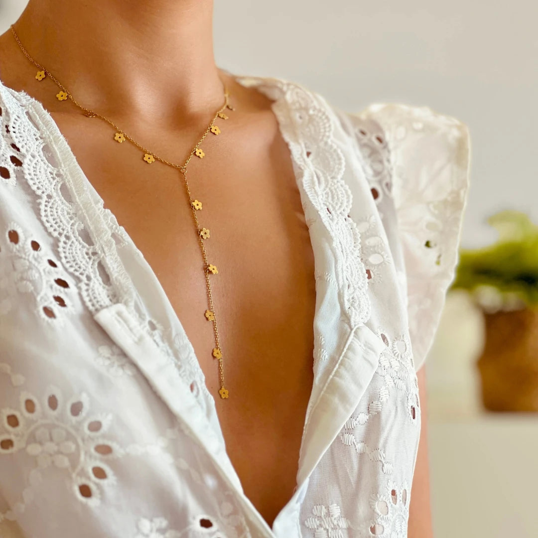 Collier et Sautoir Fleur Écrin Divin