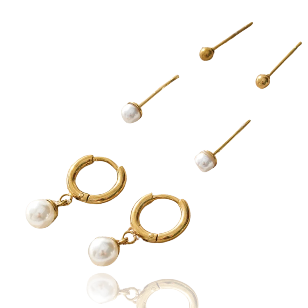 Trio Boucles d'oreilles Isabelle Écrin Divin
