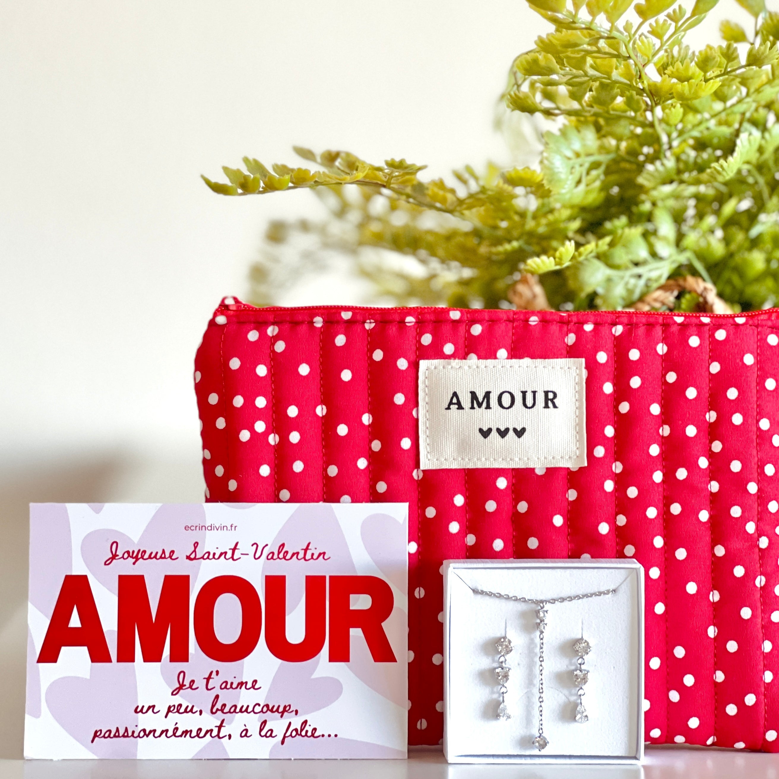 Coffret Amour Rouge Écrin Divin
