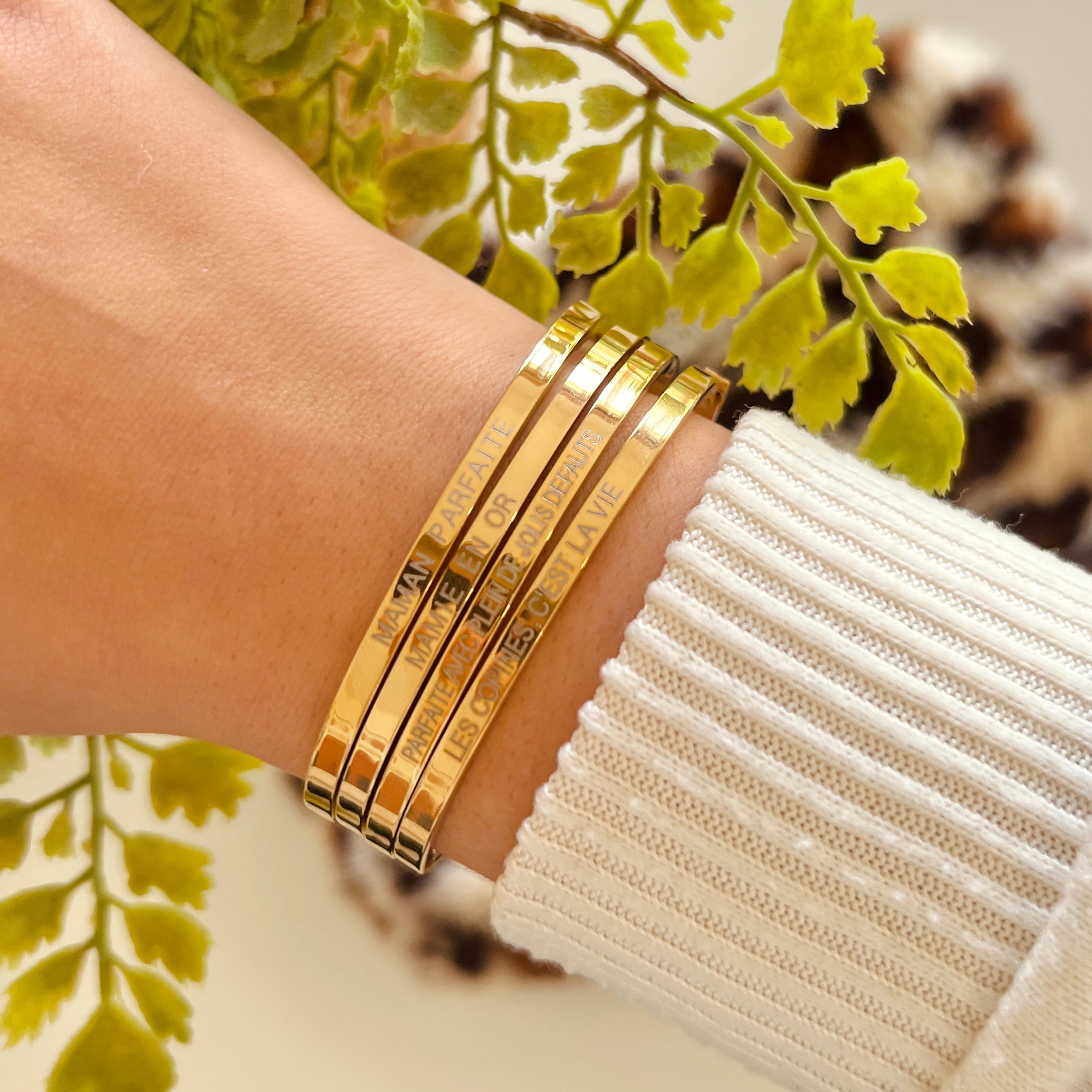 Bracelet "Mamie en or" Écrin Divin