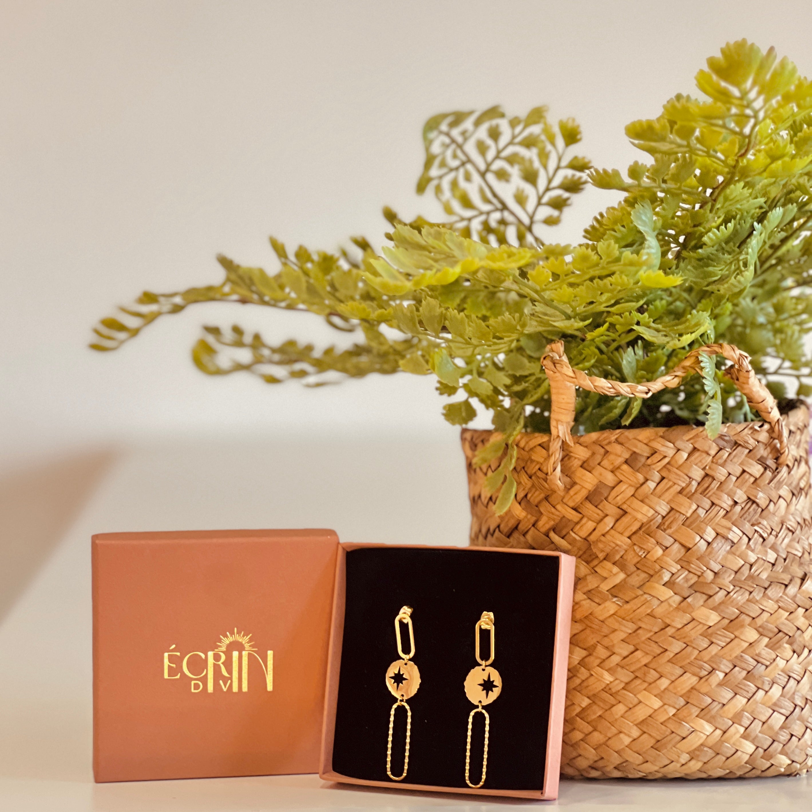 Boucles d'oreilles Maya Écrin Divin