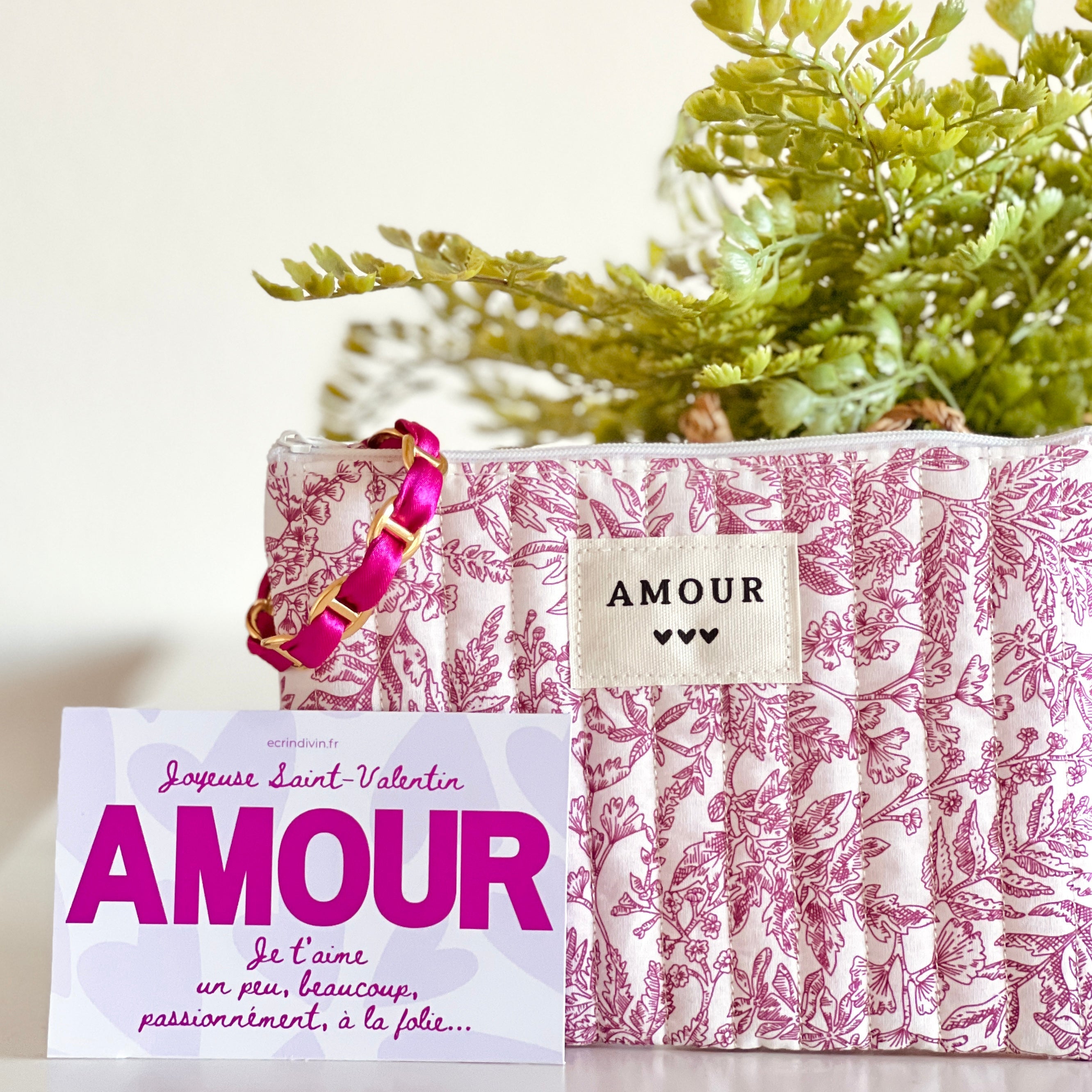 Coffret Amour Rose Écrin Divin
