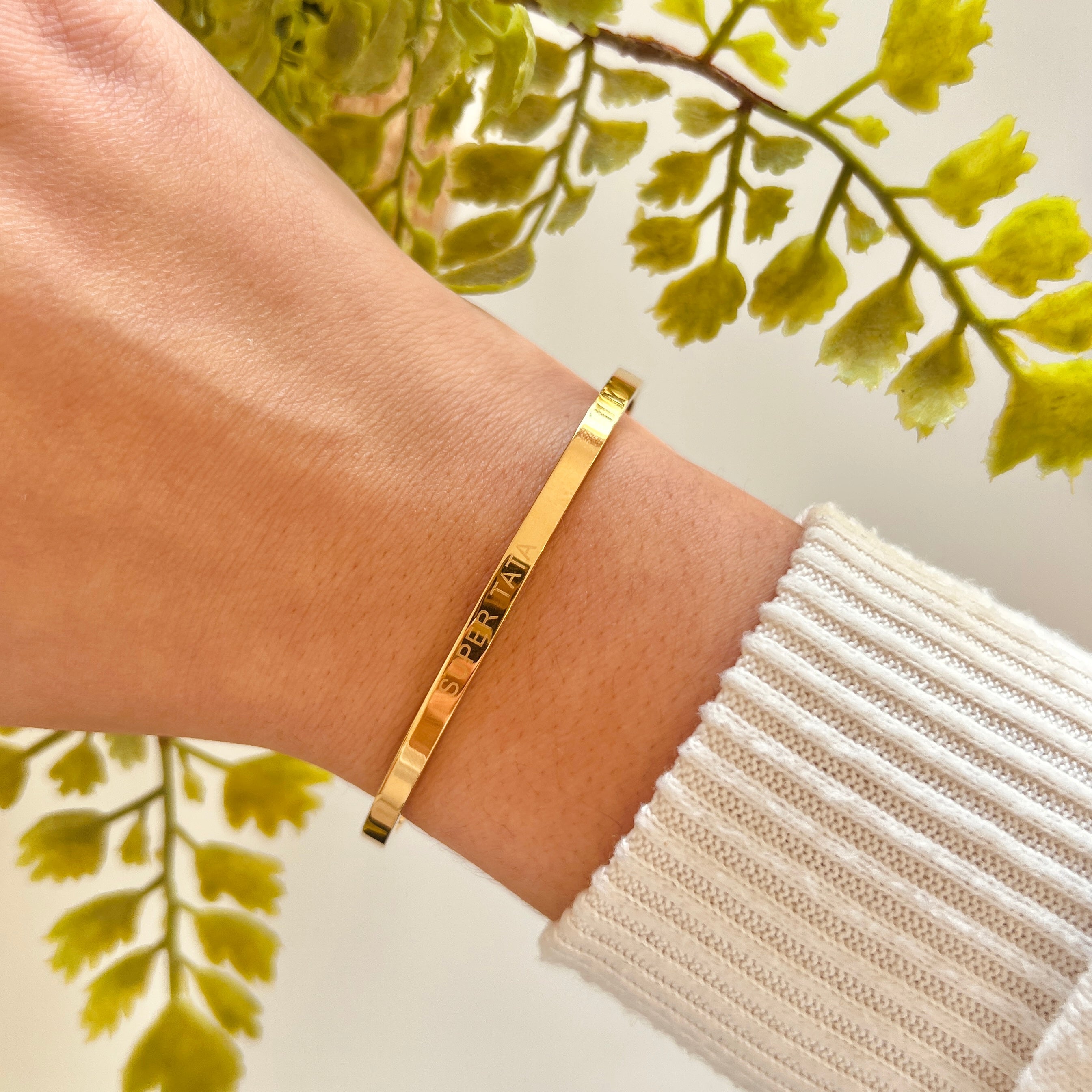 Bracelet "Super tata" Écrin Divin