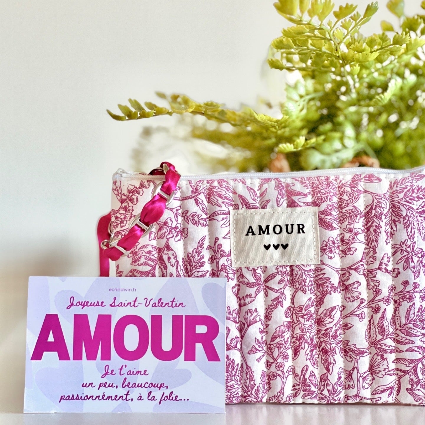 Coffret Amour Rose Écrin Divin