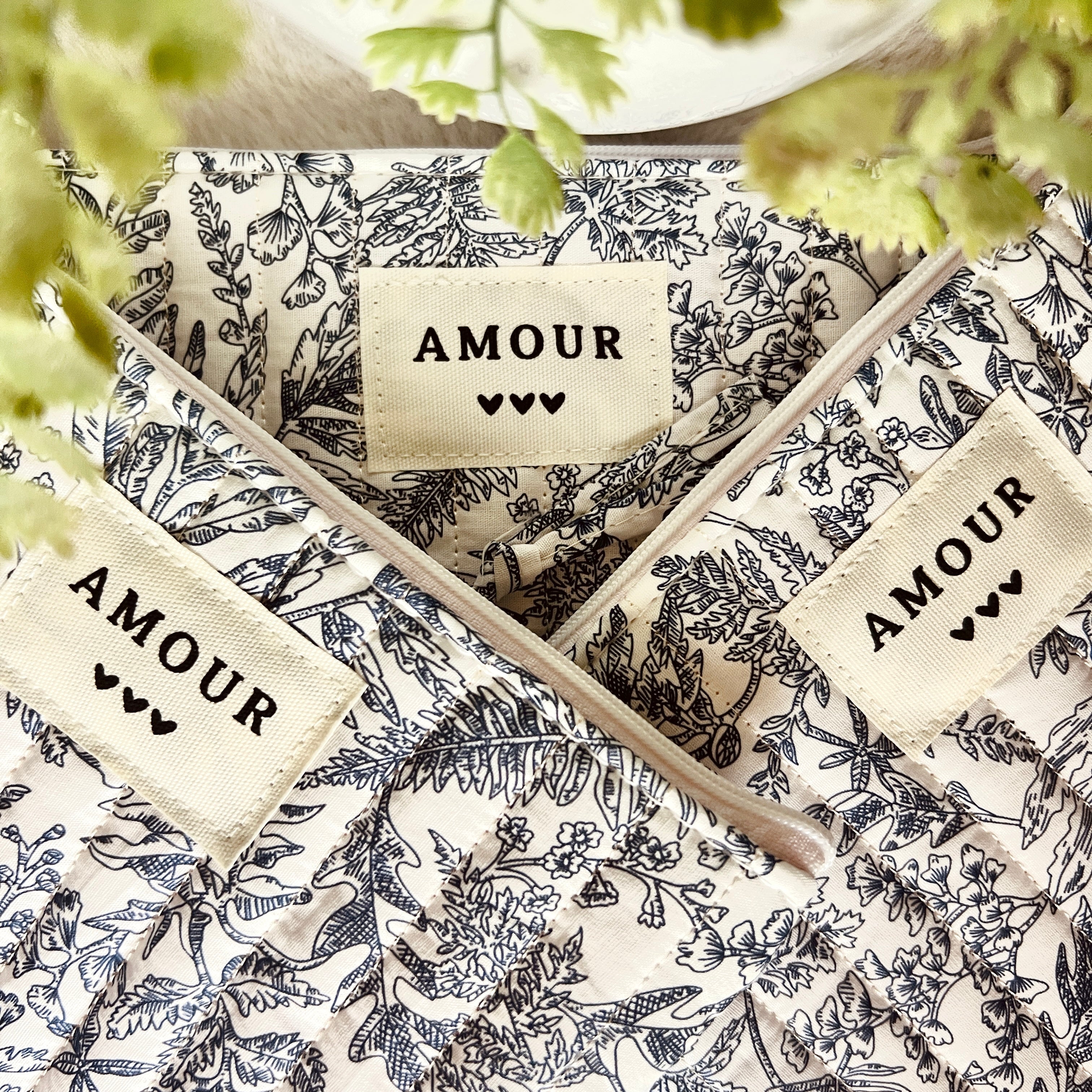 Pochette "AMOUR" Azur Écrin Divin