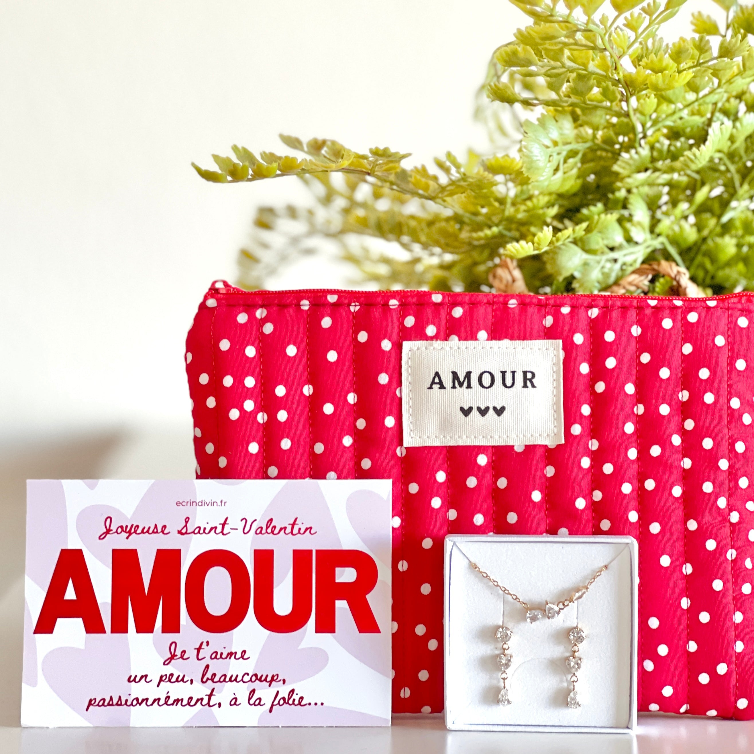 Coffret Amour Rouge Écrin Divin