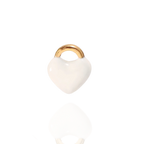 Breloque Coeur Blanc Écrin Divin