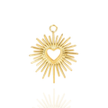 Breloque Coeur Ensoleillé Écrin Divin