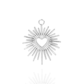 Breloque Coeur Ensoleillé Écrin Divin