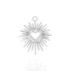 Breloque Coeur Ensoleillé Écrin Divin