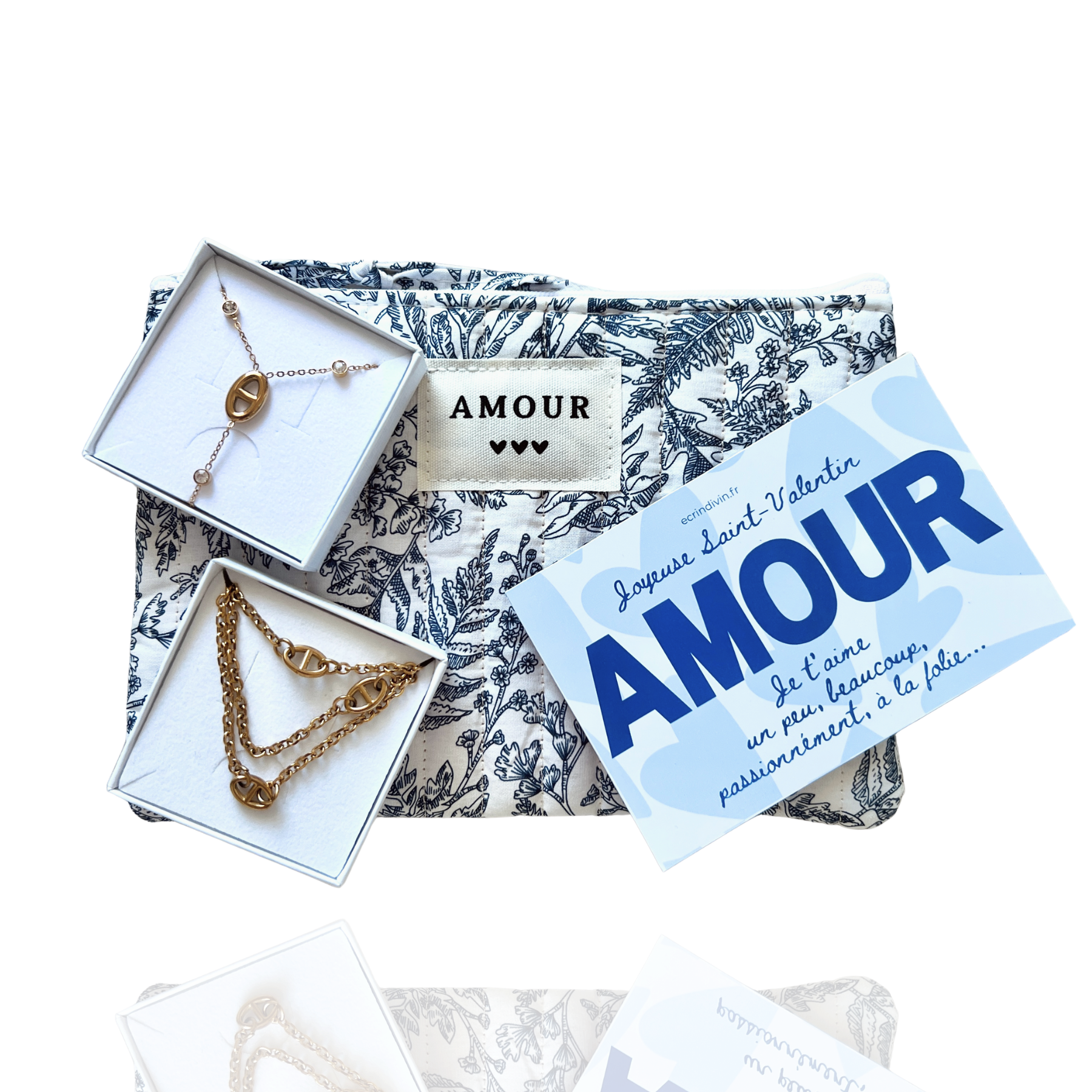 Coffret Amour Azur Écrin Divin