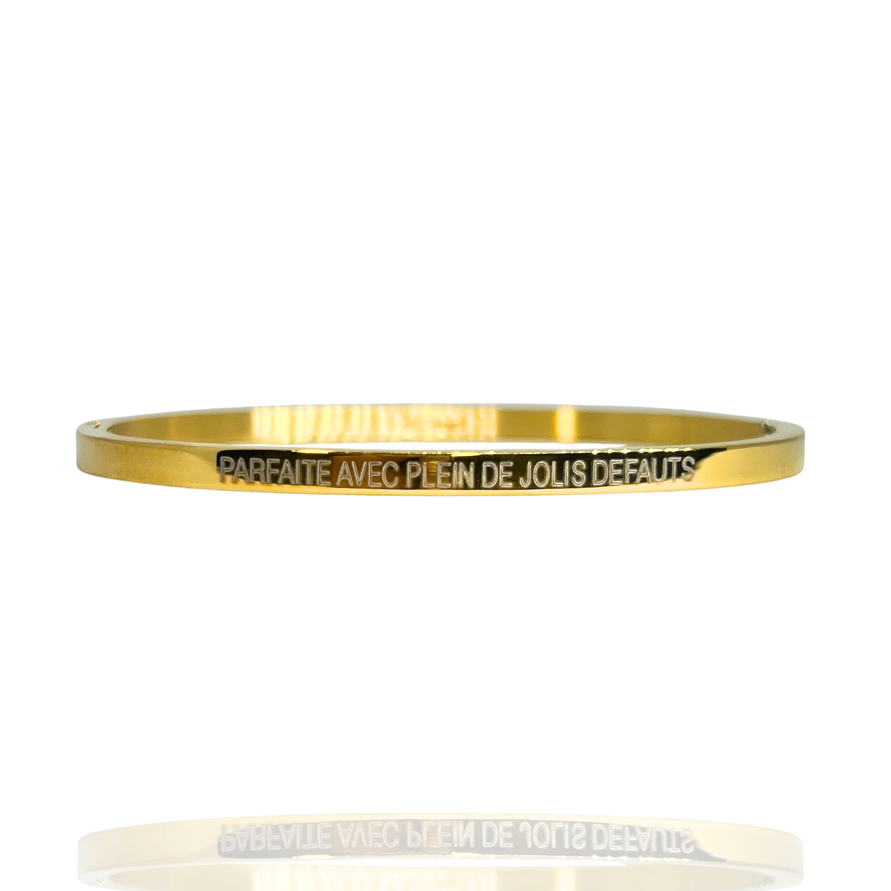 Bracelet "Parfaite avec plein de jolie défauts" Écrin Divin