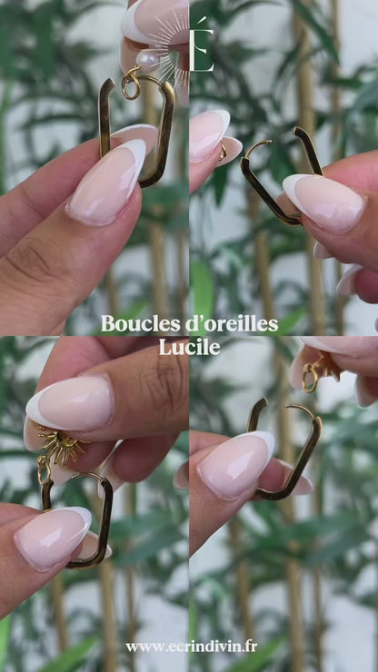 Boucles d'oreilles Lucile
